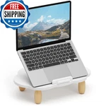 Afooyo Adjustable Wood Laptop Stand Ergonomic Height Angles Computer. Fixed Price $44.80.