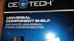 Ce Tech 50500 Universal Component Shelf New In Open Package. Fixed Price $25.00.