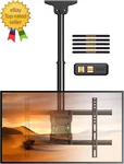 Ceiling Mount, Hanging For 37-75 Inch Flat Curved Tvs Up 99 Lb. Fixed Price $79.99.