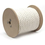Kingcord 644371TV Cotton Twisted Rope Reel 3/8" X 300', White. Fixed Price $114.25.