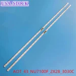 Led Strips For Samsung UN43RU7100F UN43NU6950F UN43NU6900F UE43UN7020 UE43NU7170. Fixed Price $17.00.