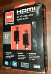 Rca DH6HHF Digital Plus Hdmi To Cable 6FT New Sealed. Fixed Price $11.49.