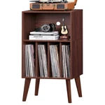 Lerliuo Record Player Stand, 18.1 X 15.7 34.2 Inches, Walnut. Fixed Price $127.07.