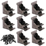 8 Pack Folding Leg Brackets, Table Bracket, Selflocking Hinge, Fo.... Fixed Price $47.03.
