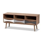 Baxton Studio Leane Brown Finished Multi-colored Wood 3-DRAWER Tv Stand. Fixed Price $254.93.