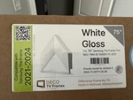 Deco Tv Frame 75" White Gloss For Samsung The. Fixed Price $499.99.