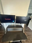 Fellowes Lotus Dx Sit-stand Workstation For Lcd Display/keyboard/mou. Fixed Price $225.00.