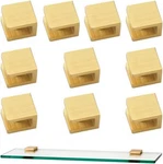 Shelf Clamp, No-drill-on-glass Fixed Panel Clip Holder Brac.... Fixed Price $62.58.