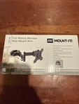 Mount-it! Full-motion Truss/pole Tv Vesa Monitor 17.6 Lbs. Max. MI-391 Box. Fixed Price $19.99.