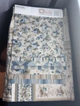 Benartex Fabric Panel Set "olivia" By Michele D Amore Blue Floral Quilt. Fixed Price $24.00.