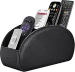 Fintie Control Holder, 5 Compartments Vegan Leather Tv Remoter Caddy Desk. Fixed Price $15.10.