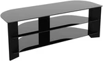 FS1300VARBB-A Varano Tv Stand With Bla Glass Shees, Wood. Fixed Price $298.99.