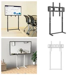 Universal Tall Floor Tv Stand Height Adjustable Fr 32-100 Flat Panel Led Lcd. Fixed Price $65.91.