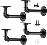 Industrial Pipe Shelf Pcs ( For Board Depth 7"-14"), Black. Fixed Price $37.96.