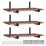 Ovov 6 Pack Heavy Duty Shelf Brackets Wall Mounted Industrial Farmhouse Float.... Fixed Price $43.27.