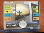 Qualgear QG-TM-005-WHT Full Motion Tv Wall Mount 23-42", Ultra Low Profile. Fixed Price $23.99.