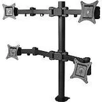 Siig Articulating Quad Monitor Desk Mount 13" 27" (CE-MT0S12-S1). Fixed Price $95.88.