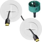 Wire Hider For Wall Mount Tv, White Cable Management Kit, Include. Fixed Price $26.65.