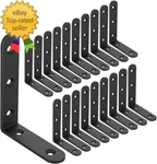 20 Pcs Corner Brace Heavy Duty Shelf Brackets 4 X 3 Inch Joint Angle. Fixed Price $29.99.