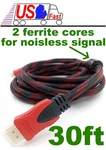 Durable! 30FT Long Hdmi Gold Male Cable/cord Hdtv/plasma/tv/led/lcd 1080P V1.4. Fixed Price $20.99.