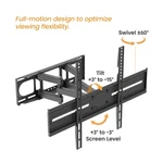 Full Motion Tv Wall Mount For Samsung Vizio Sharp Lg Tcl 47 50 55 60 65 70 80. Fixed Price $35.95.