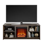 Mainstays 8620222WCOM Fireplace Stand For Up To 65", Walnut. Fixed Price $179.00.