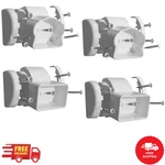 White Veranda Traditional Stair Adjustable Rail Brackets 4-PACK 3-1/2IN. X 3IN.. Fixed Price $43.99.