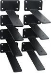 8-PACK 7" Black Hidden Shelf Bracket 1/5" Thick Iron Floating Support. Fixed Price $49.60.