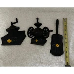 Antique Midwest Import #37 Cast Iron Wall Folk Art Coff Grinder Churn Bellows. Fixed Price $17.10.