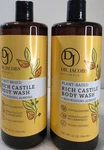 Dr.jacobs Naturals Rich Castile Body Wash Nourishing Almond Oil, 32 Oz. New X2. Fixed Price $49.99.