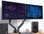Avlt Dual Monitor Arm 17"-35" Full Motion Desk Mount For 2 Flat/curved Screens. Fixed Price $79.99.