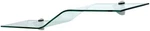 Glwaveclkit Wallscapes Allure Glass Floating Shelf, 8" X 40", Clear. Fixed Price $135.99.