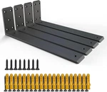 Pack 14INCH Countertop Support Brackets,black Shelf Brackets,heavy Duty Indust. Fixed Price $59.32.