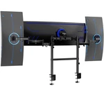 Vivo Triple Ultrawide Monitor Desk Mount, 2 Poles, Up 49" Screens. Fixed Price $149.99.