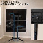 Vivo Dual Tv Cart Mount For Lcd Led Plasma Flat Panel Fits 32" To 65" Screens. Fixed Price $119.99.