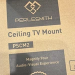 Perlesmith PSCM2 Ceiling Tv Mount Brown Vesa 100X100-400X400MM Max 110 Lbs. Fixed Price $20.67.