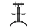 Chief Lpaub Large Fusion Manual Height Adjustable Mobile Av Cart (with Shelf). Fixed Price $500.00.