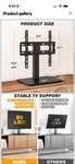 Universal Tv Stand Model UT1002 Swivel Base New Box 27-60 Inch Curved Or Flat. Fixed Price $29.00.