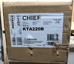 Chief KTA220B Dual Monitor Array Pole Clamp, Black (factory Sealed) Ssi. Fixed Price $225.15.