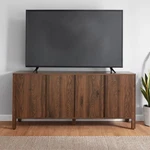 Mainstays 4-DOOR Tv Console For Up To 65 , Canyon Walnut Finish. Fixed Price $299.99.