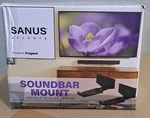 Sanus Extendable Soundbar Mount Adjustable Universal Compatibility Up To 20LBS. Fixed Price $9.99.
