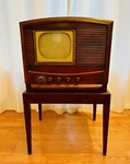 Vtg 1948 Philco Tv Model: 48-1001 W/original Stand Great Condition!. Fixed Price $600.00.