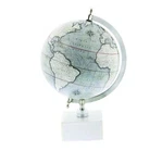 Deco 79 Marble Globe, 9" X 8" 14", White. Fixed Price $69.37.