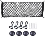 Cartman Cargo Net Hammock Trunk Organizer With Adjustable Hook (35.4"X11.8"). Fixed Price $10.99.