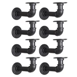 Ycco Industrial Pipe Shelf Brackets For 7-14 Depth Woodheavy-duty 3/4. Fixed Price $85.16.