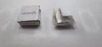 (qty 1) Us Horizon Slip-over Glass Clip 90-DEGREE Satin Nickel. Fixed Price $18.19.