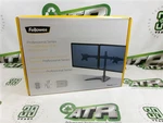 Fellowes Freestanding Dual Arm Holds 27IN Monitors New Box. Fixed Price $74.99.