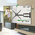 Barkan 13-65 Inch Full Motion Wall Mount, Lifetime Warranty, Extra Long. Fixed Price $55.90.