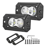 2X Flush Mount 4INCH Led Work Light Pods Combo Outdoor Security Lamp Wall Garden. Fixed Price $35.99.