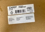 Chief FHB5147 Universal Flat Panel Mount Hardware Kit - Lot Of. Fixed Price $105.00.